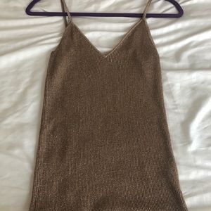Gold H&M tank
